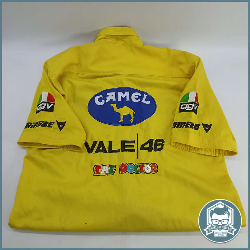 Original Valentino Rossi Yamaha Camel The Doctor Vale 46 Yellow Shirt!!!