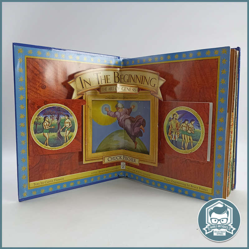 In the Beginning: The Art of Genesis: A Pop-Up Bible Book by Chuck Fischer!!!