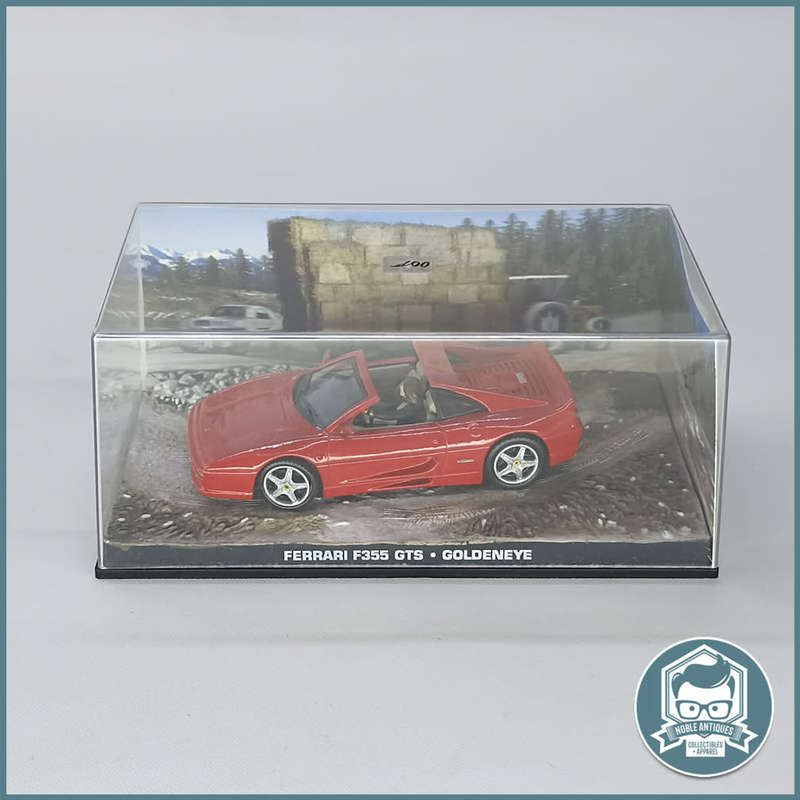 Cased Highly Detailed Die Cast James Bond 007 FERRARI F355 GTS GOLDENEYE 1/43!!!
