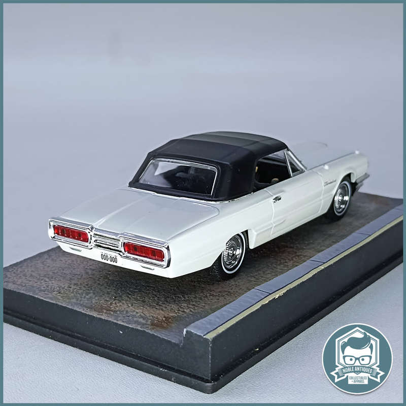 Cased Highly Detailed Die Cast James Bond 007 FORD THUNDERBIRD GOLDFINGER 1/43!!!