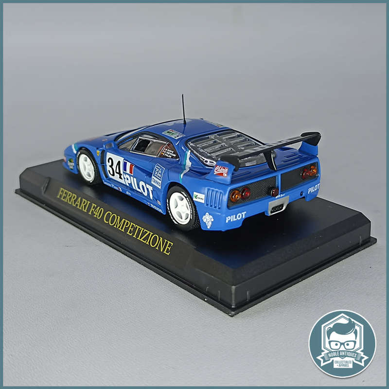 Highly Detailed Die Cast FERRARI F40 COMPETIZIONE 1/43 !!! (Magazine and Blister Included)