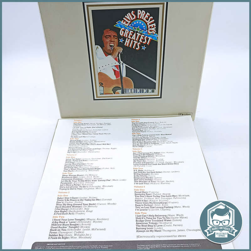 Elvis Presleys Greatest Hits 8 Record Box Set LP, Vinyl !!!