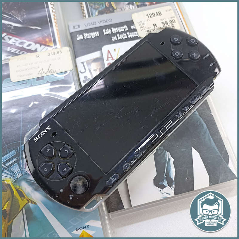 SONY PSP Console and Game Collection, No Battery or Power Supply!!!!