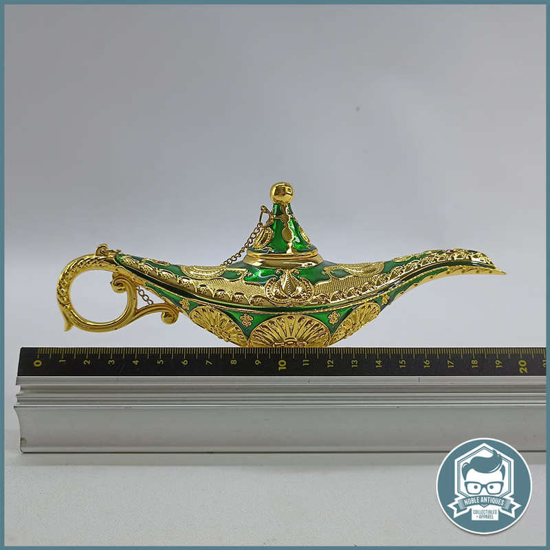 Highly Decorative Enameled Brass Aladdin Magic Lamp!!!
