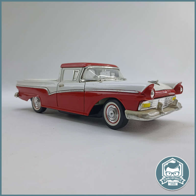 Detailed Die Cast 1957 Ford Ranchero Red/White Scale 1/18!!!