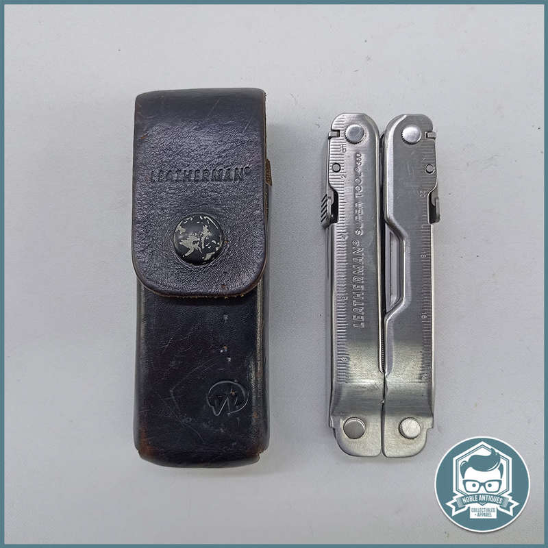 Original Leatherman Super Tool 300 With Leather Pouch!!!