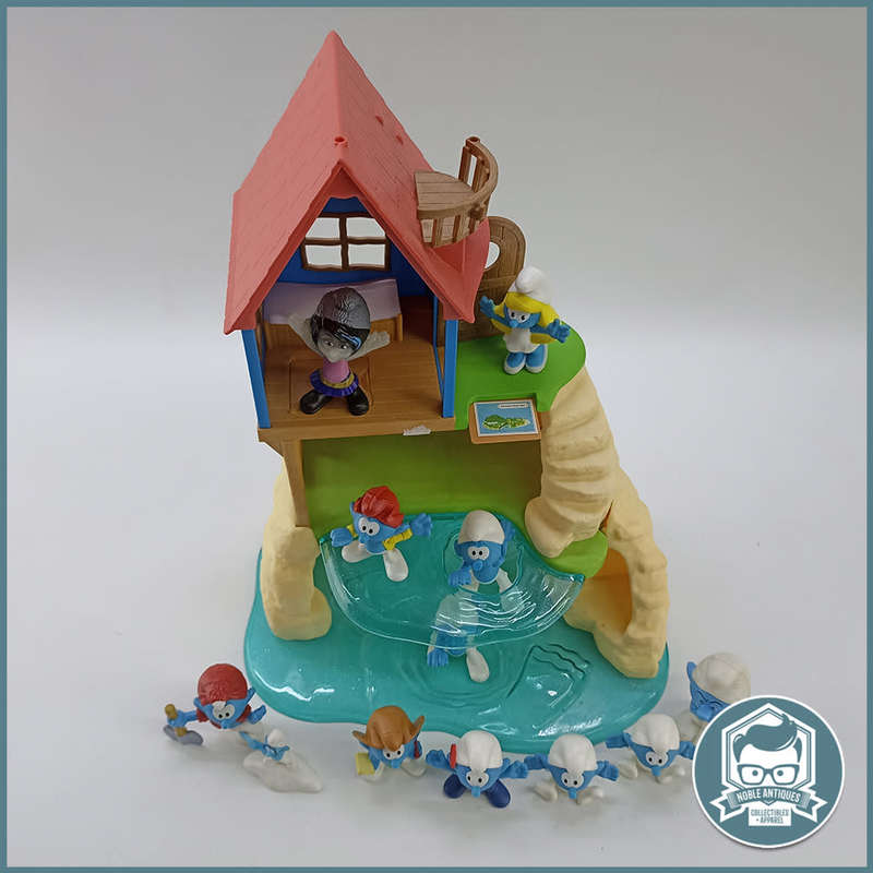 LARGE Smurf Playset!!! Bid For All!!!