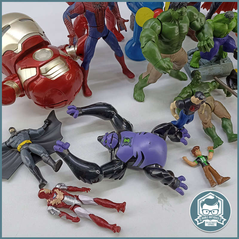 Large Articulated Action and Superhero Figurine Collection - Bid For All!!!