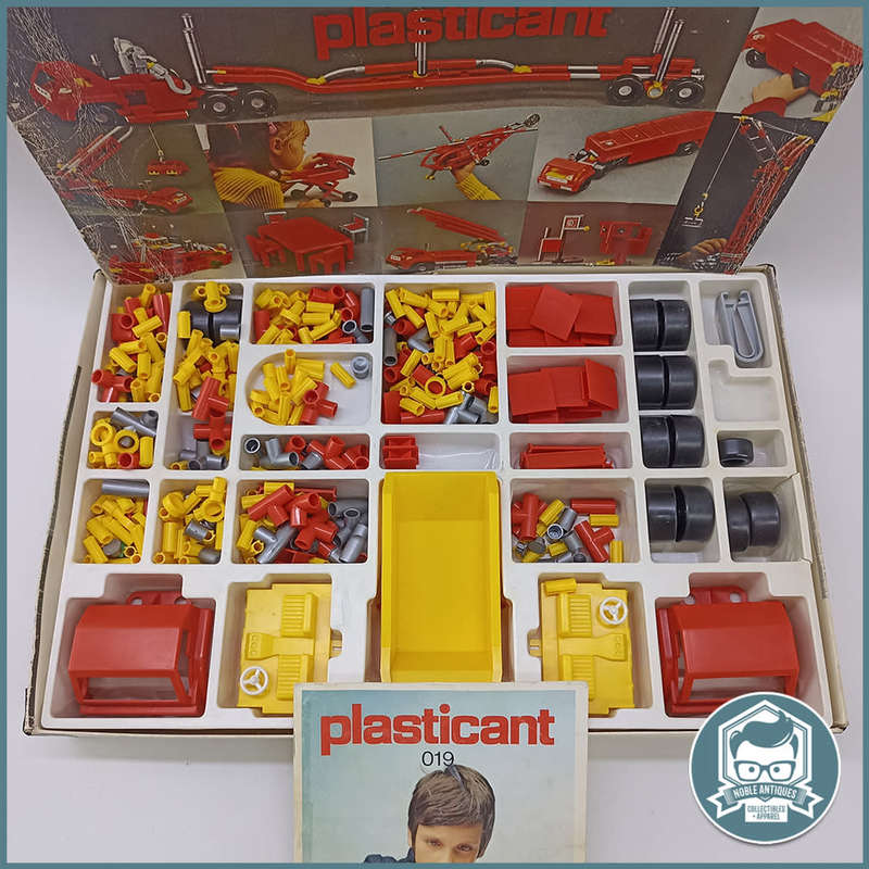 Original German Plasticant Building Toys Collection!!!