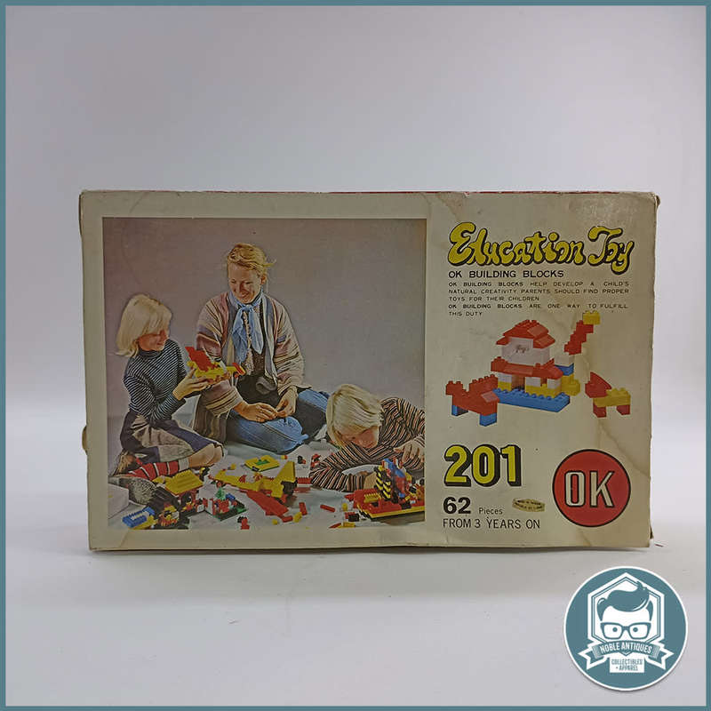 RARE!!! Vintage Boxed 201 OK Building Blocks!!!