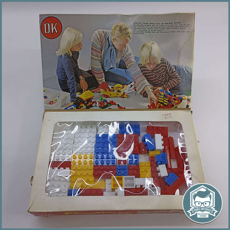 RARE!!! Vintage Boxed 201 OK Building Blocks!!!