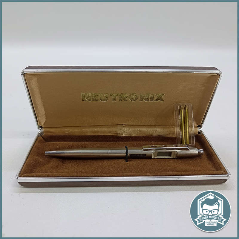 Original Cased Neutronix LCD Vtg 1980s Pen Watch!!!