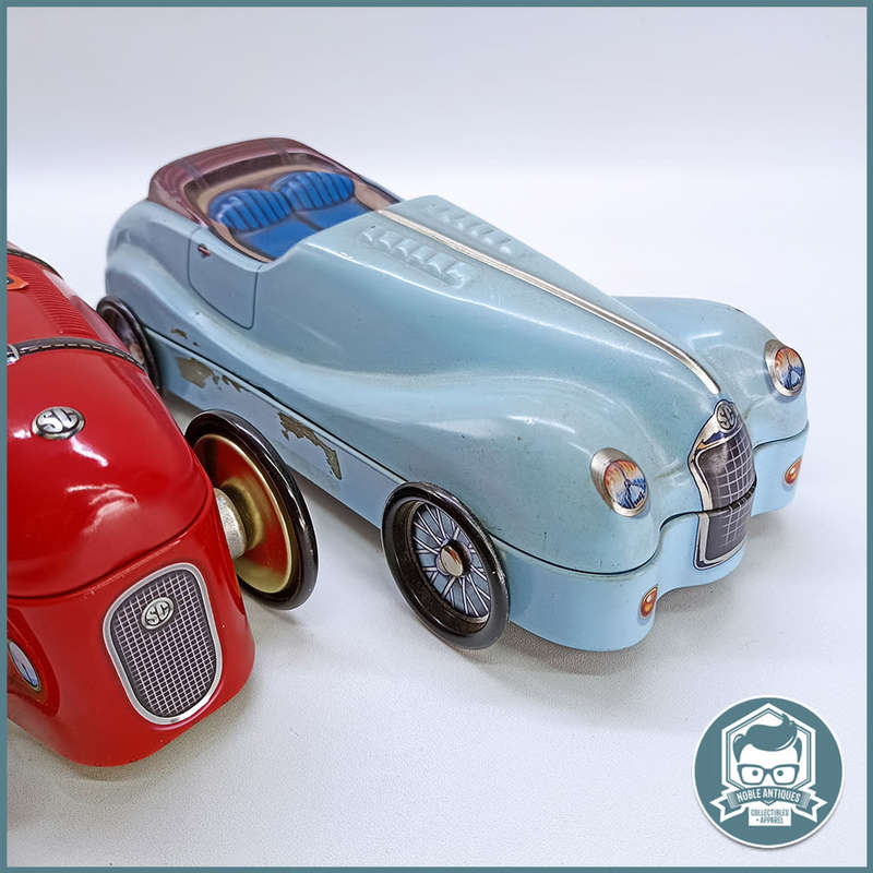 Original COLLECTABLE RACING CAR Tins - Bid For Both!!!