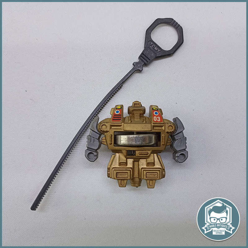 Vintage 1982 TOMY Spinning GYROBOT  with Original TOMY Rip Cord!!!