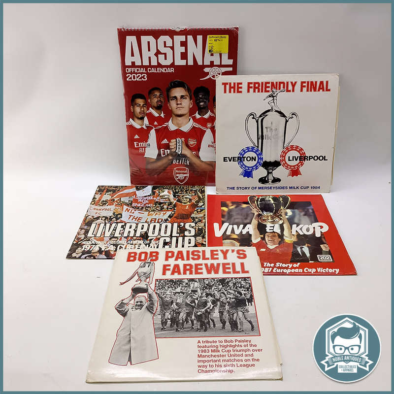 Original and Vintage Arsenal and Liverpool Soccer Memorabilia!!