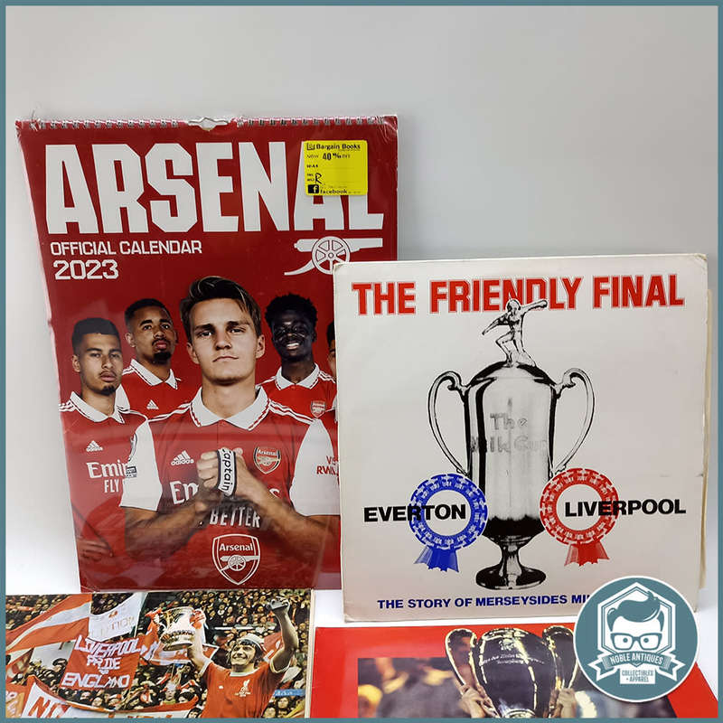 Original and Vintage Arsenal and Liverpool Soccer Memorabilia!!