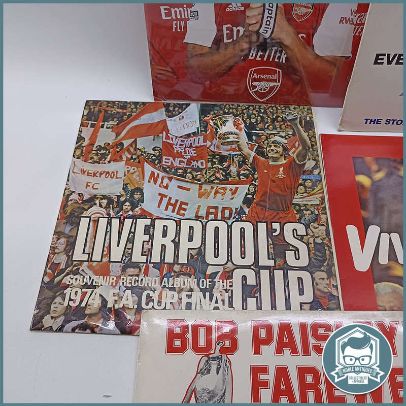 Original and Vintage Arsenal and Liverpool Soccer Memorabilia!!