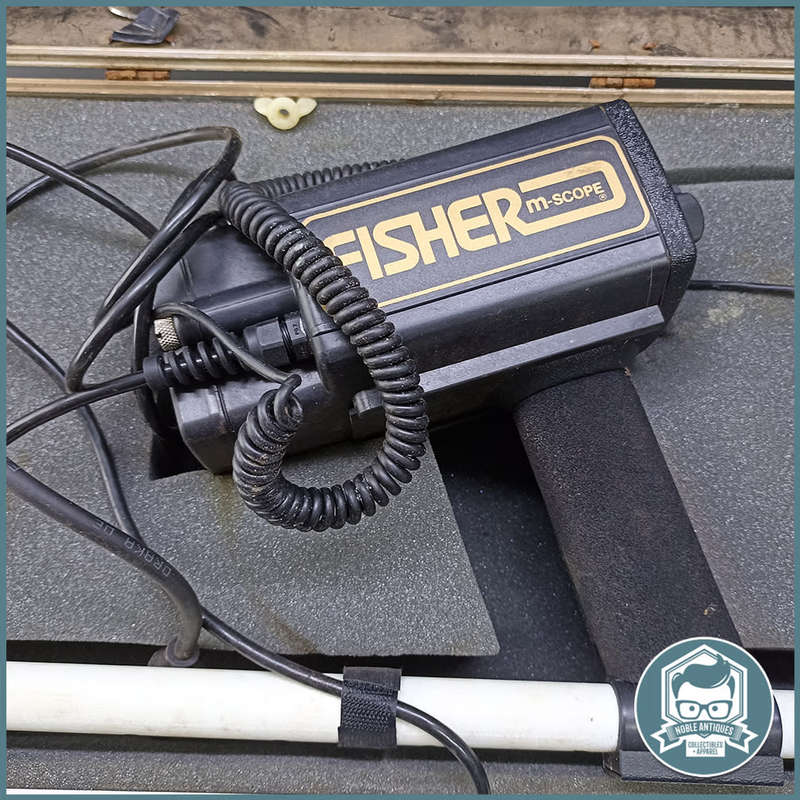 Original Cased Fisher M-Scope Metal Detector - Not Tested!!!