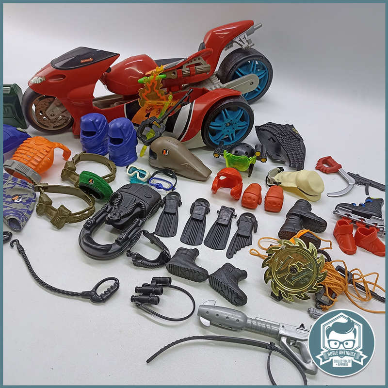 Massive Vintage 2000 Action Man Tilt Racer and Apparel Collection!!!