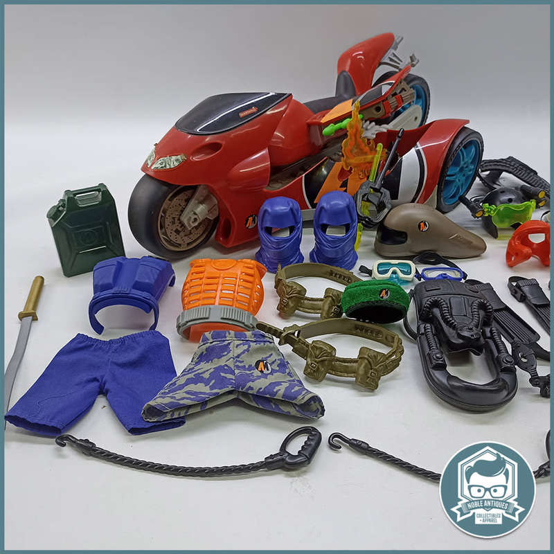 Massive Vintage 2000 Action Man Tilt Racer and Apparel Collection!!!