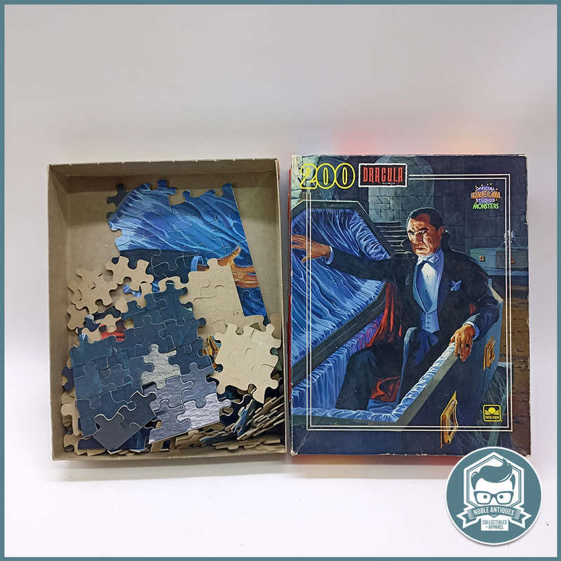 Original Boxed 200 Piece Dracula Puzzle Complete!!!
