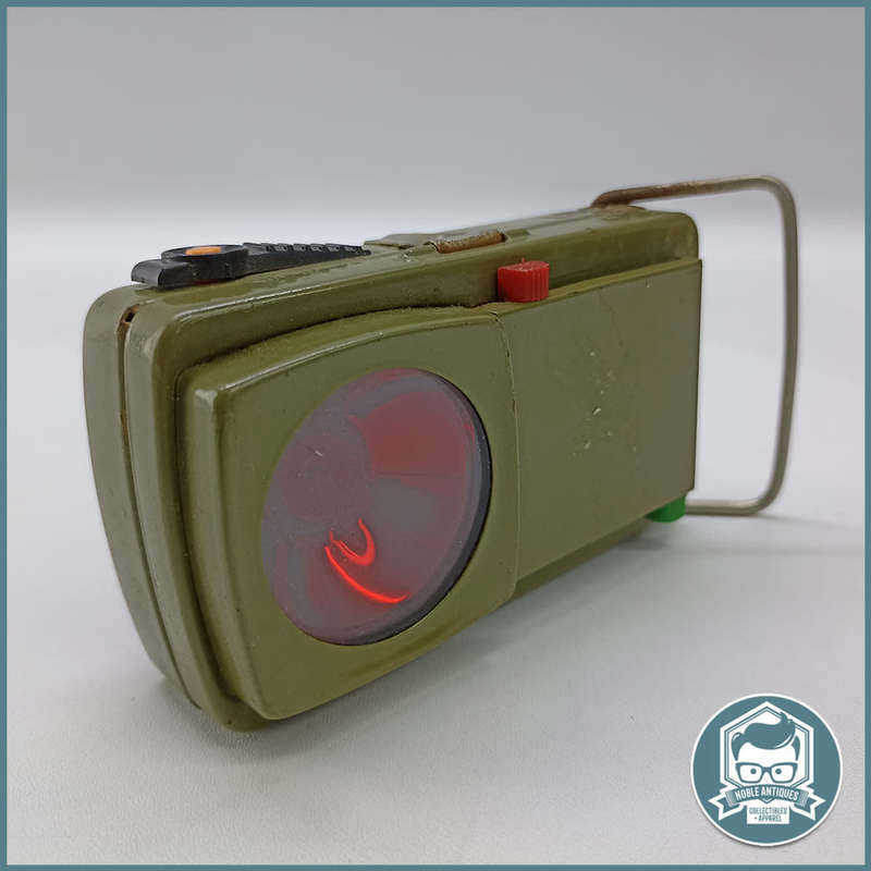 Vintage Green Metal Military Signal Pocket Lamp!!!