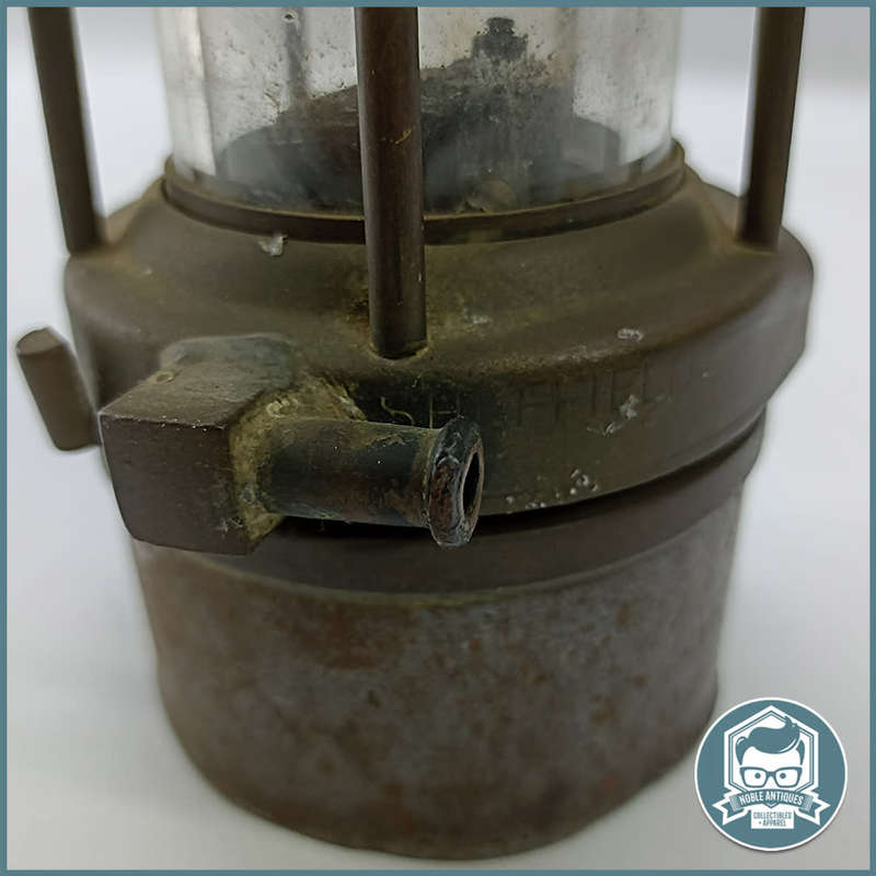 Solid Brass and Metal Green & Sons Wolf no 7 Mining Safety Lamp !!!