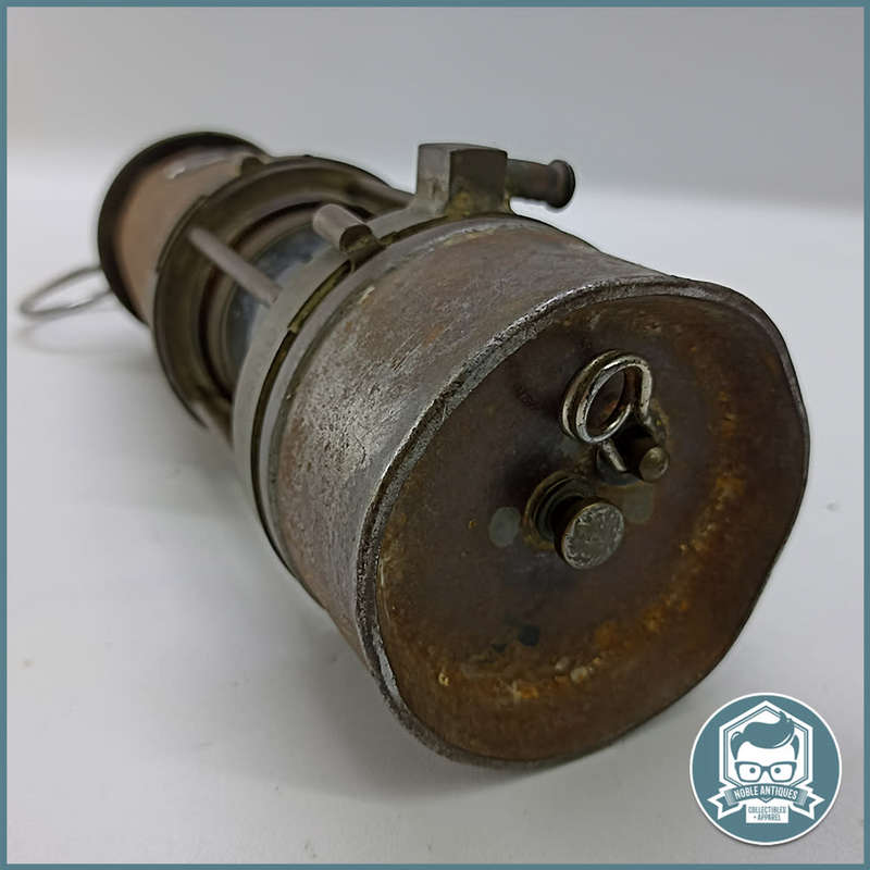 Solid Brass and Metal Green & Sons Wolf no 7 Mining Safety Lamp !!!