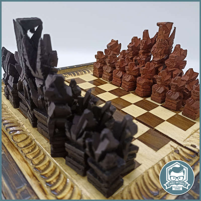 Complete Folding Case Indonesian Chess Set!!!