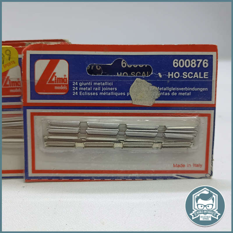 LIMA HO SCALE ORIGINAL RAIL JOINERS 600876 - 4 CARDED Bid For All!!!