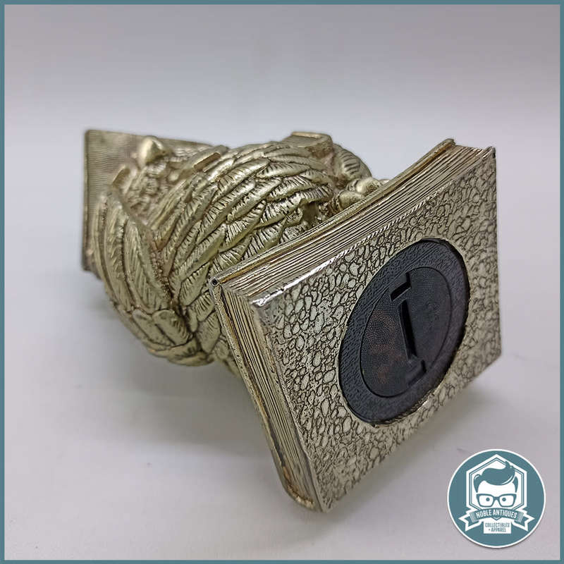 Collectible Vintage Metal Finish Owl Savings Bank!!
