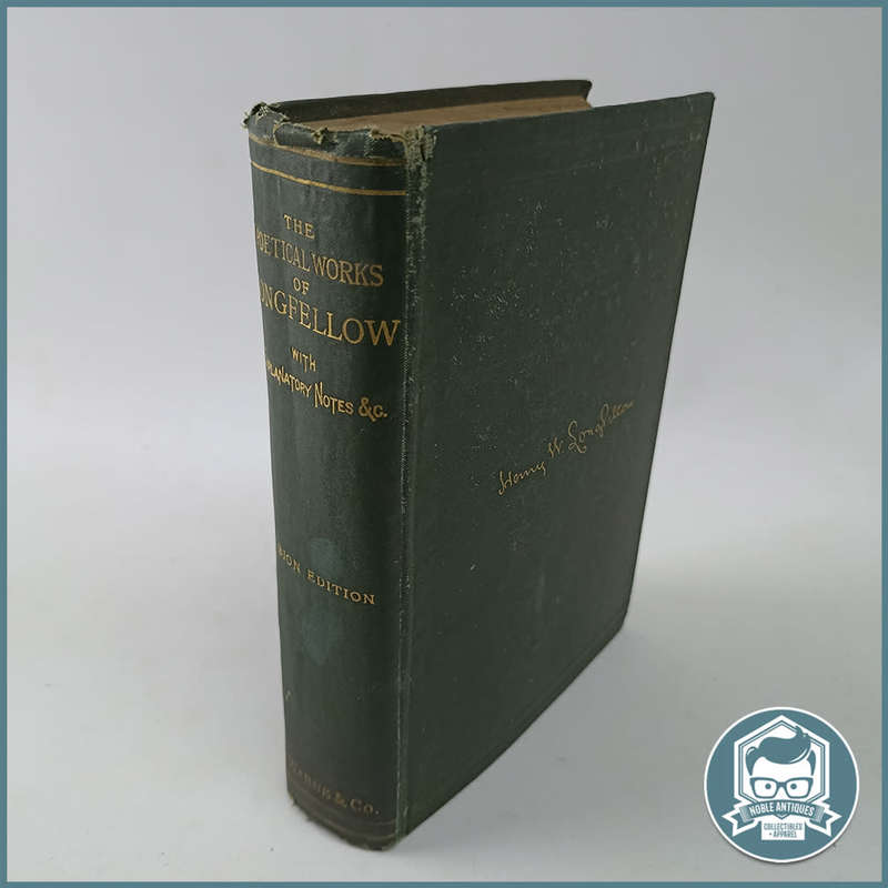 1989 THE POETICAL WORKS OF HENRY WADSWORTH LONGFELLOW!!!