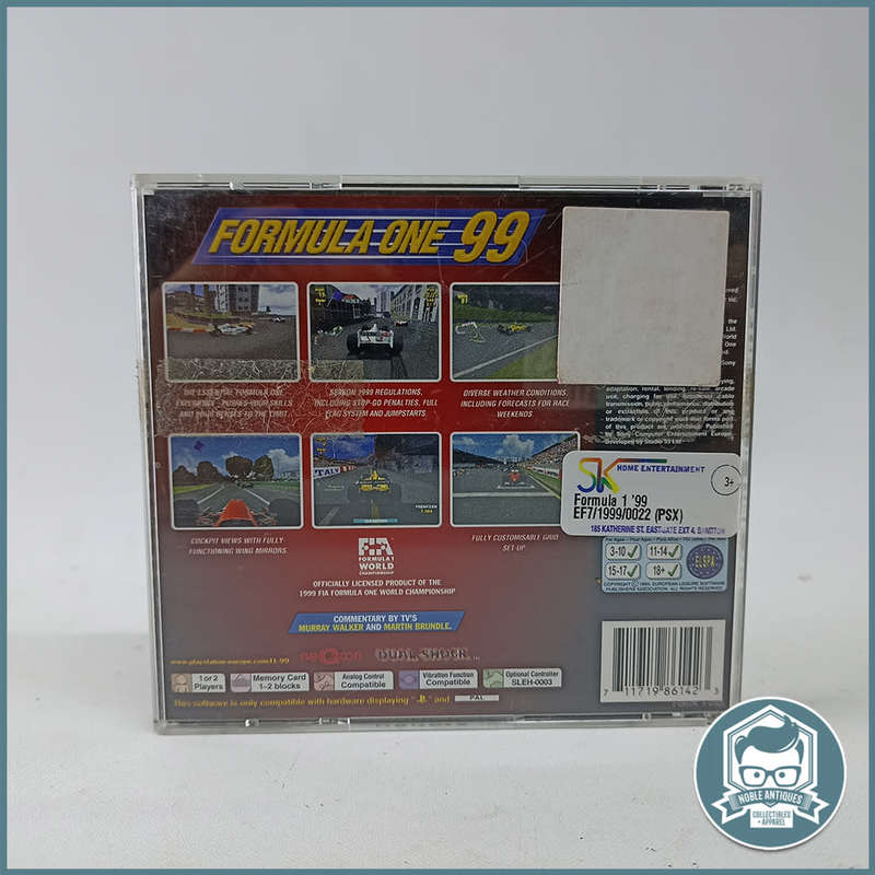 PlayStation 1 FORMULA ONE 99 (Original Box and Booklet)