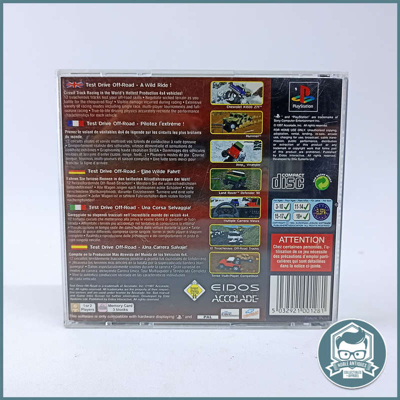 PlayStation 1 Test Drive: Off-Road (Original Box and Booklet)