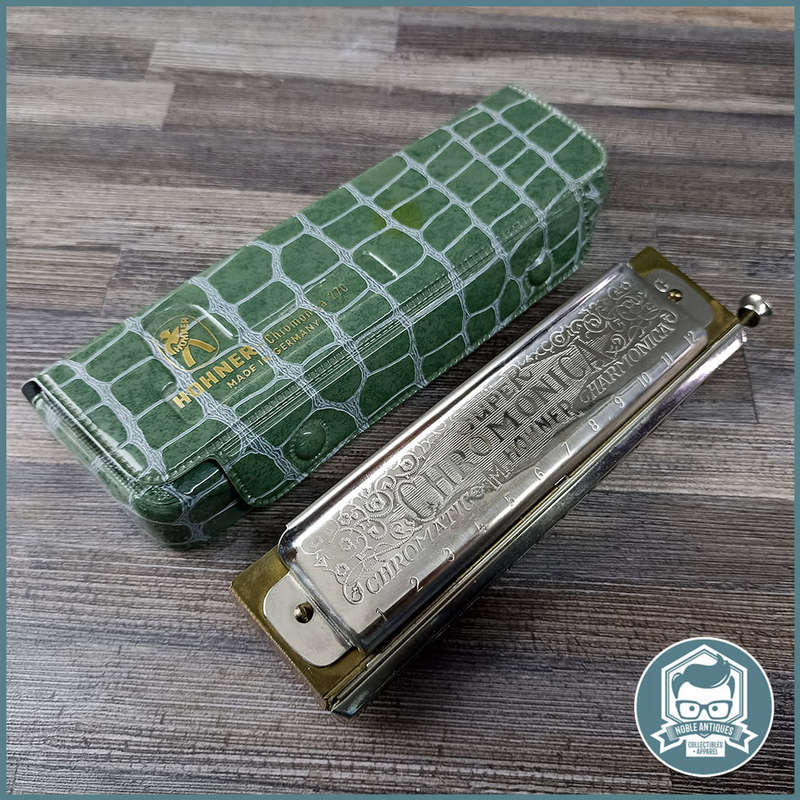GERMAN M.Hohner Super Chromonica Harmonica in C with Original Case!!!