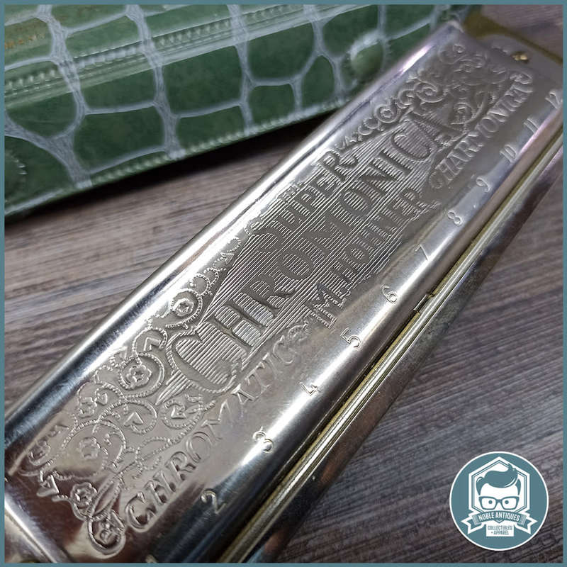 GERMAN M.Hohner Super Chromonica Harmonica in C with Original Case!!!