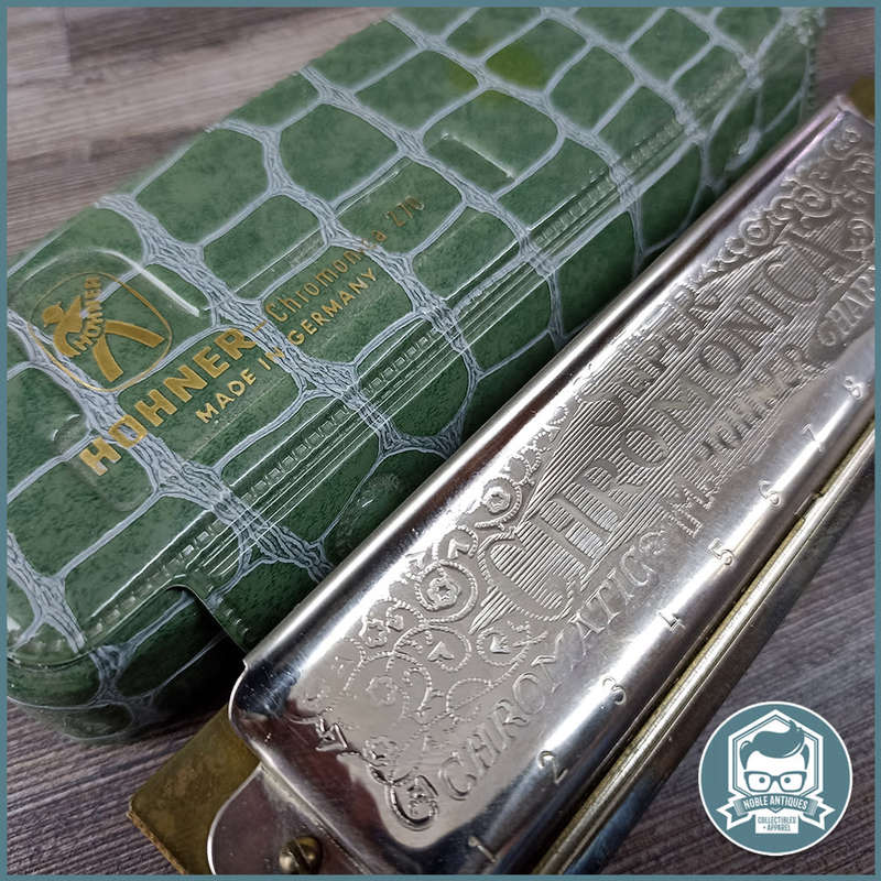 GERMAN M.Hohner Super Chromonica Harmonica in C with Original Case!!!