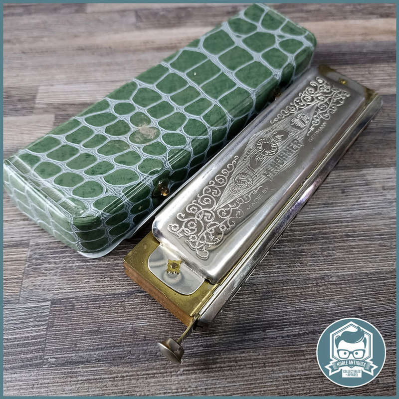 GERMAN M.Hohner Super Chromonica Harmonica in C with Original Case!!!