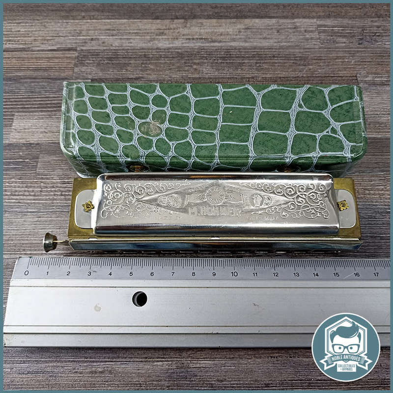 GERMAN M.Hohner Super Chromonica Harmonica in C with Original Case!!!
