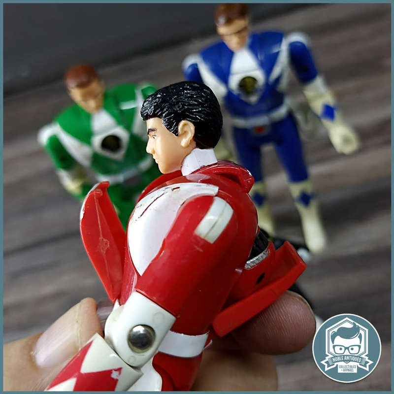Vintage Bandai 1993 Auto Morphin Flip Head Figures and Bendy!!!