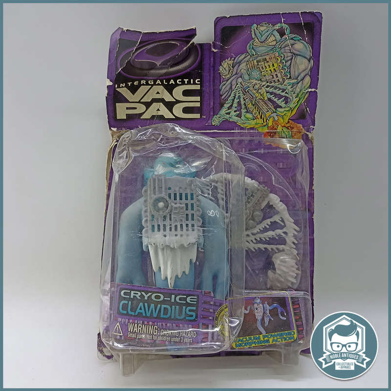 Original packaging. 1995 Cap Toys Cryo Ice Clawdius Stretch Armstrong fig Action Figure!!!