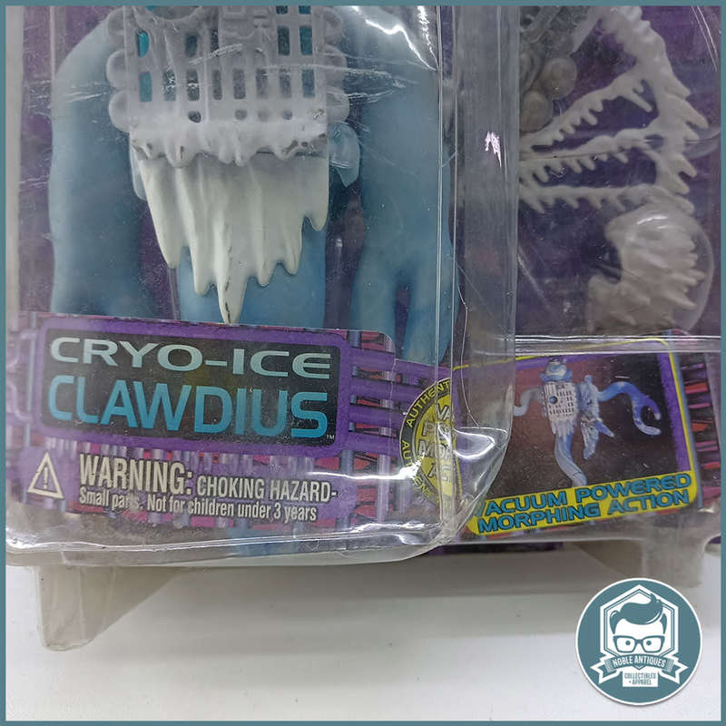 Original packaging. 1995 Cap Toys Cryo Ice Clawdius Stretch Armstrong fig Action Figure!!!