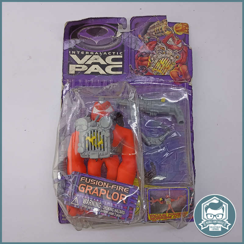Original packaging. 1995 Cap Toys Fusion Fire Graplor Stretch Armstrong Action Figure!!!