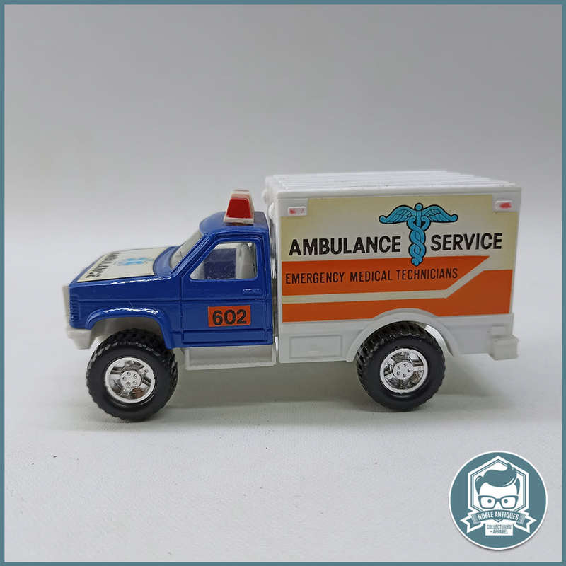 Vintage 19848 Remco Tuff Ones Die-Cast Ambulance!!!