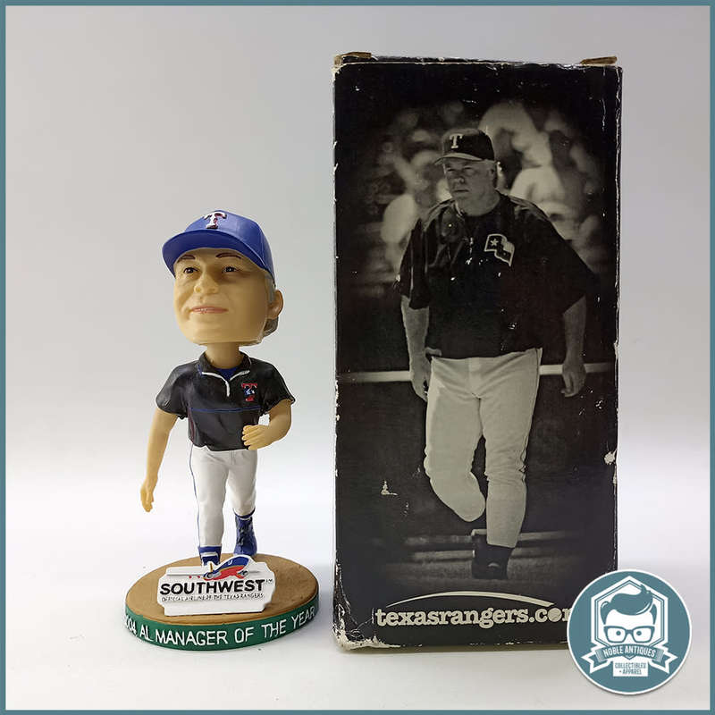 Vintage Boxed Buck Showalter Texas Rangers 2004 Manager of the Year Bobblehead !!!
