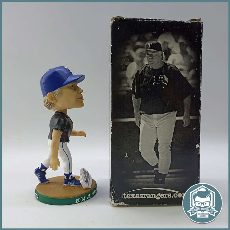 Vintage Boxed Buck Showalter Texas Rangers 2004 Manager of the Year Bobblehead !!!