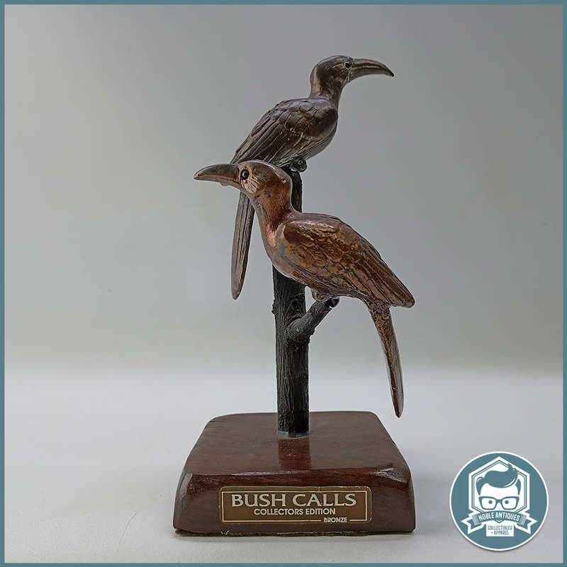 Original Cold Cast Bronze Hornbills, Bushcalls by M Forbes !!!