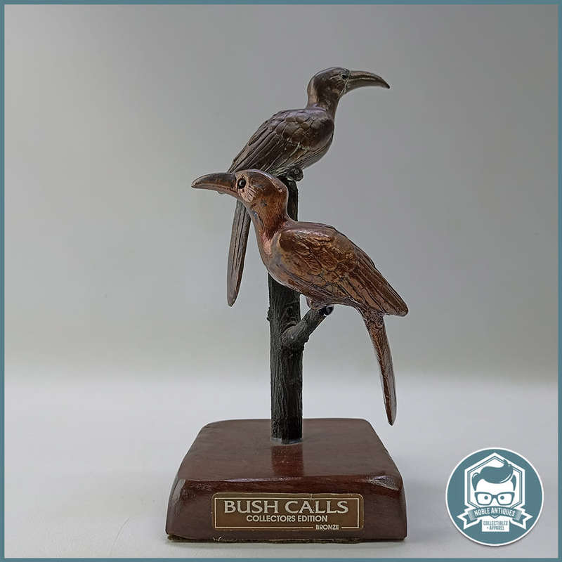 Original Cold Cast Bronze Hornbills, Bushcalls by M Forbes !!!
