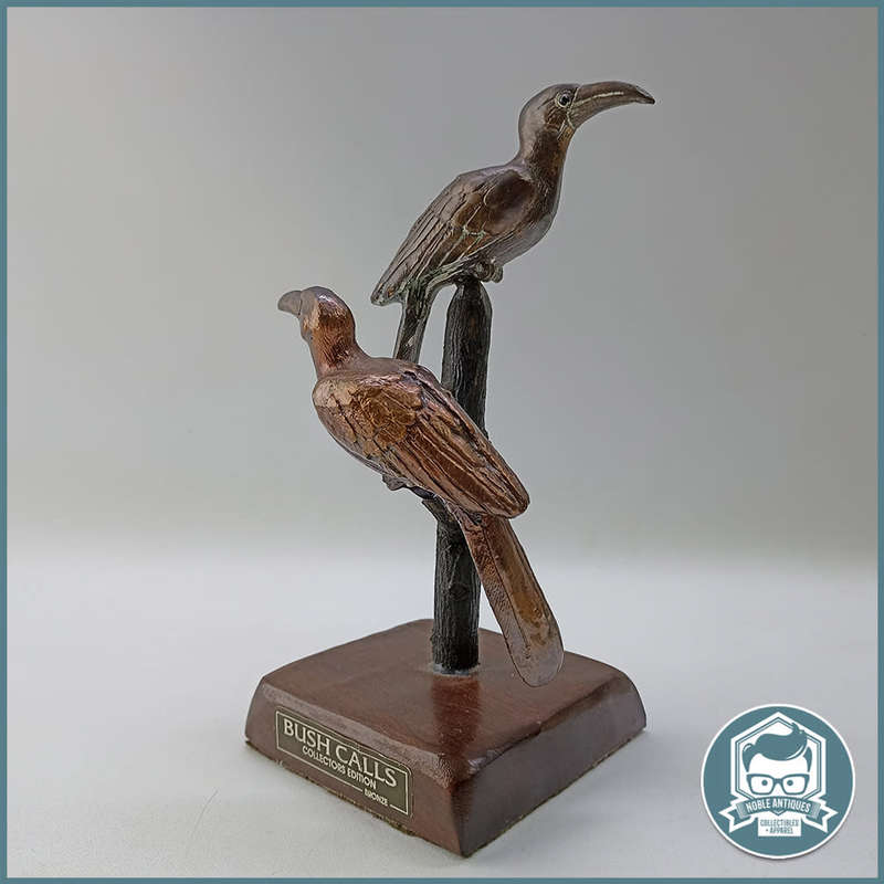 Original Cold Cast Bronze Hornbills, Bushcalls by M Forbes !!!