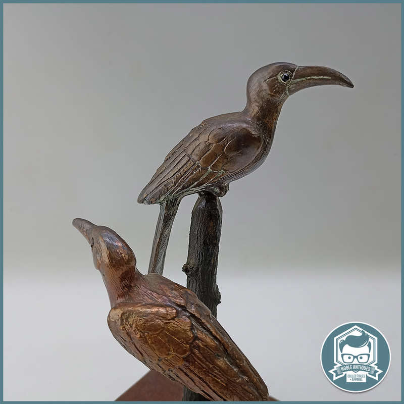 Original Cold Cast Bronze Hornbills, Bushcalls by M Forbes !!!